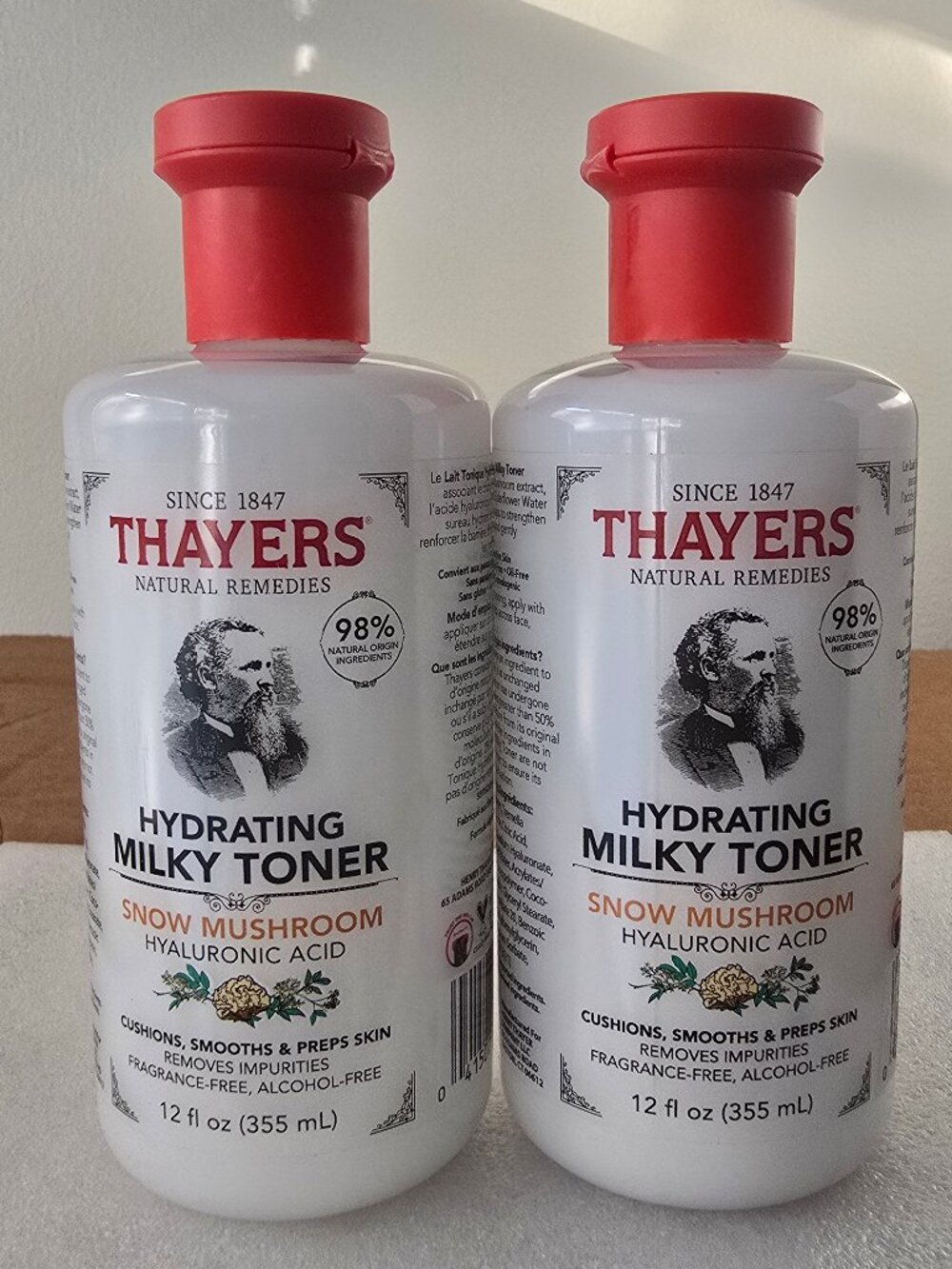 (2) Thayers Hydrating Milky Toner Snow Mushroom Hyaluronic Acid